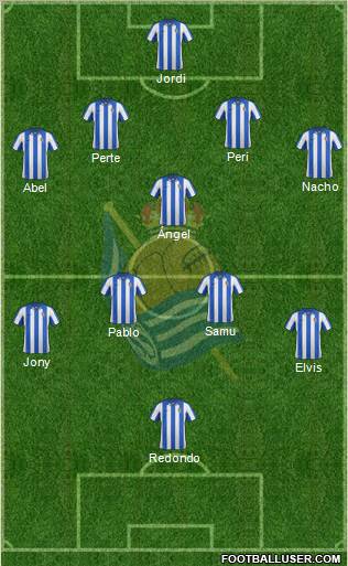 Real Sociedad C.F. B Formation 2012