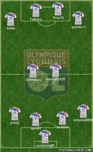 Olympique Lyonnais Formation 2012