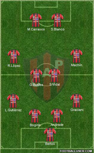 Patronato de Paraná football formation