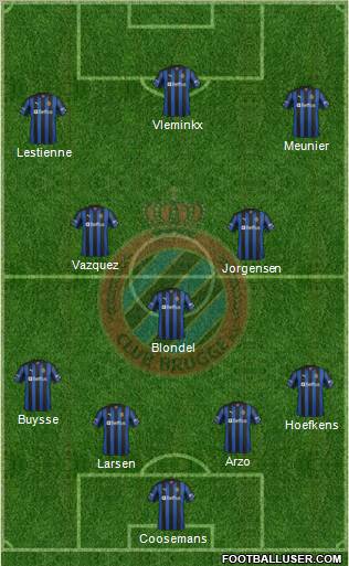 Club Brugge KV Formation 2012