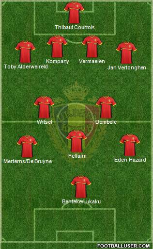 Belgium Formation 2012
