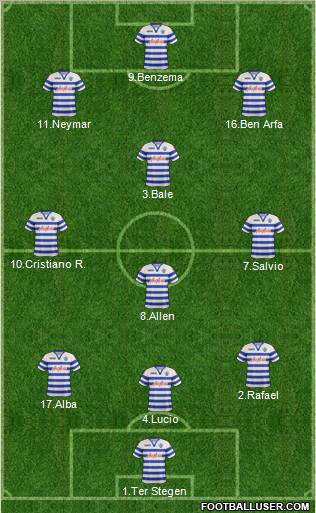 Queens Park Rangers Formation 2012