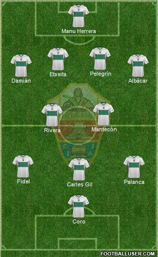 Elche C.F., S.A.D. Formation 2012