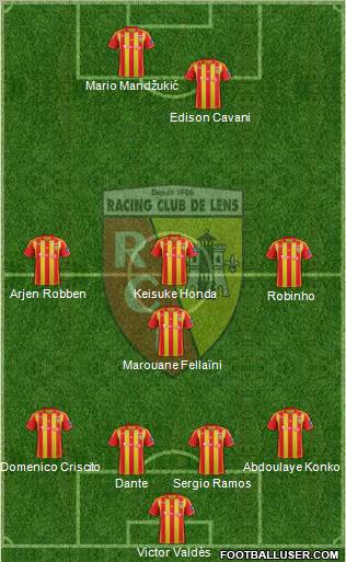 Racing Club de Lens Formation 2012