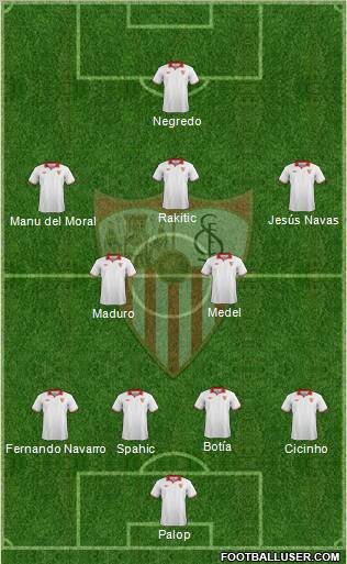 Sevilla F.C., S.A.D. Formation 2012
