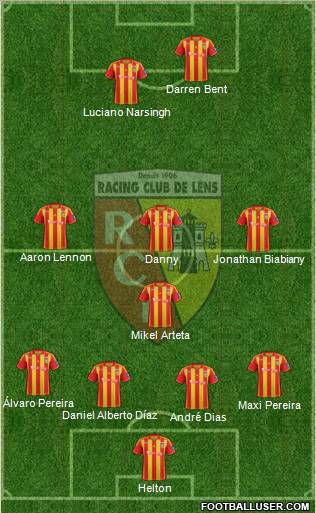 Racing Club de Lens Formation 2012