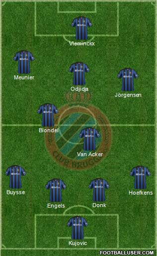 Club Brugge KV Formation 2012