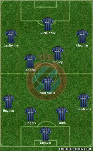 Club Brugge KV Formation 2012