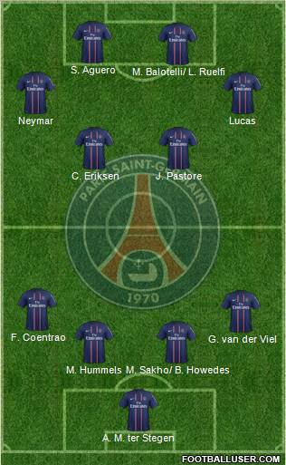 Paris Saint-Germain Formation 2012