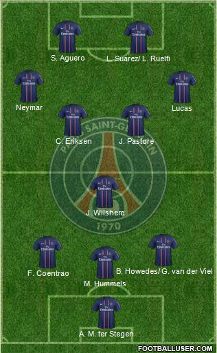 Paris Saint-Germain Formation 2012