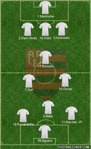 AA Flamengo Formation 2012