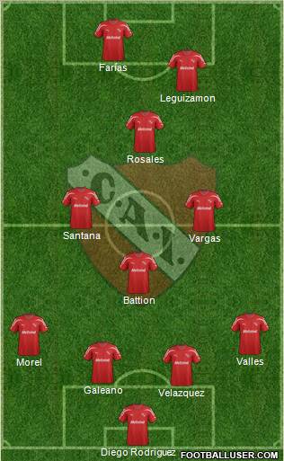 Independiente Formation 2012