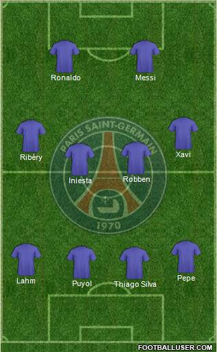 Paris Saint-Germain Formation 2012