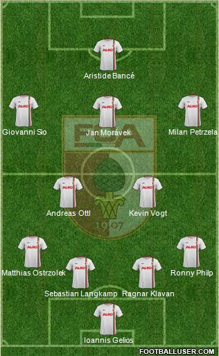 FC Augsburg Formation 2012