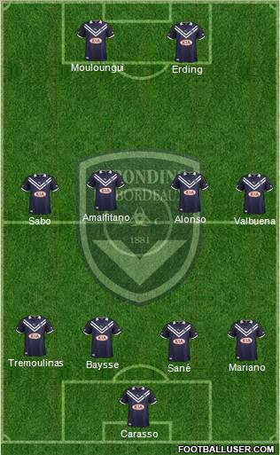 FC Girondins de Bordeaux Formation 2012