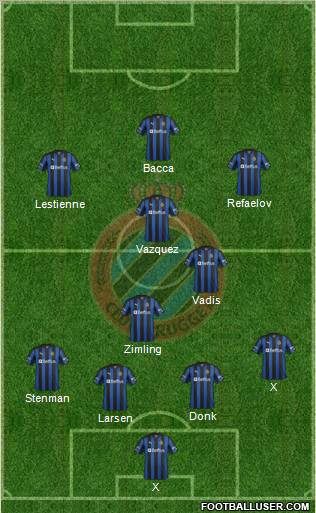 Club Brugge KV Formation 2012
