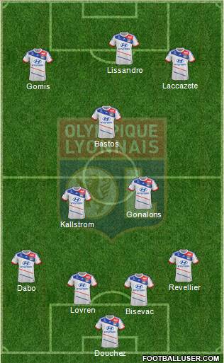 Olympique Lyonnais Formation 2012