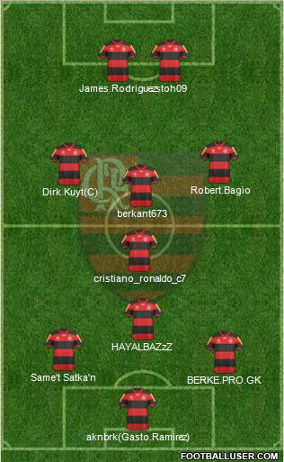 CR Flamengo Formation 2012