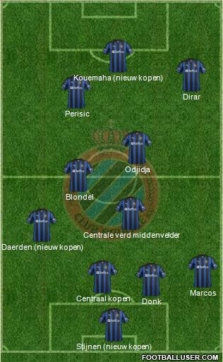 Club Brugge KV Formation 2012