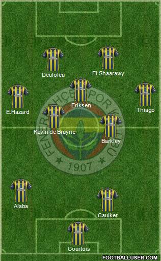 Fenerbahçe SK Formation 2012