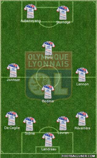 Olympique Lyonnais Formation 2012