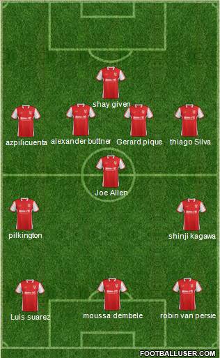 Kidderminster Harriers Formation 2012