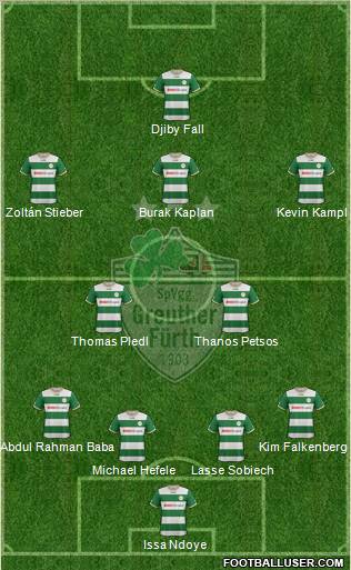 SpVgg Greuther Fürth Formation 2012