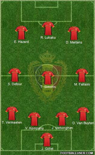 Belgium Formation 2012