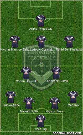 FC Girondins de Bordeaux Formation 2012