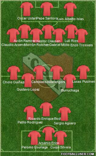 Independiente Formation 2012