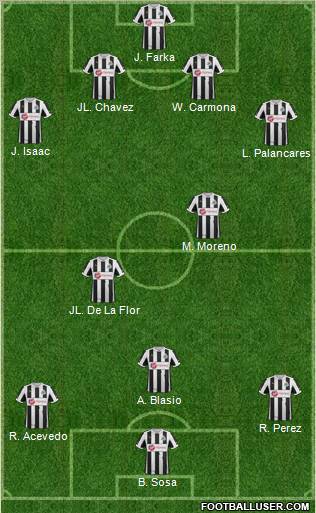 Newcastle United Formation 2012