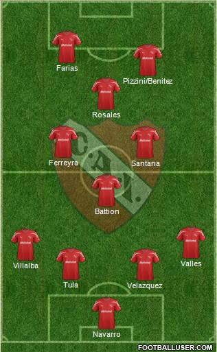 Independiente Formation 2012