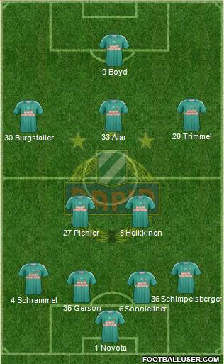 SK Rapid Wien Formation 2012