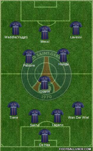 Paris Saint-Germain Formation 2012