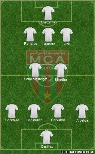 Mouloudia Club d'Alger Formation 2012