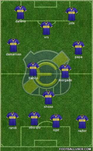 CD Everton de Viña del Mar S.A.D.P. Formation 2012