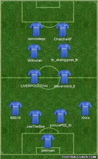 Peterborough United Formation 2012