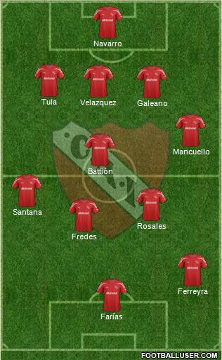 Independiente Formation 2012