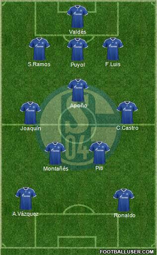 FC Schalke 04 Formation 2012