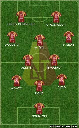 CC Deportes Tolima Formation 2012