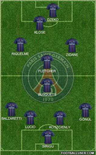 Paris Saint-Germain Formation 2012