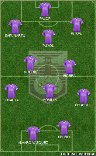 Defensor Sporting Club Formation 2012