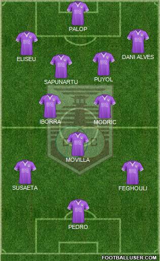 Defensor Sporting Club Formation 2012