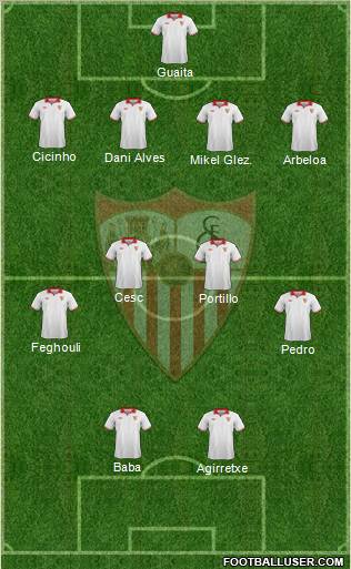 Sevilla F.C., S.A.D. Formation 2012