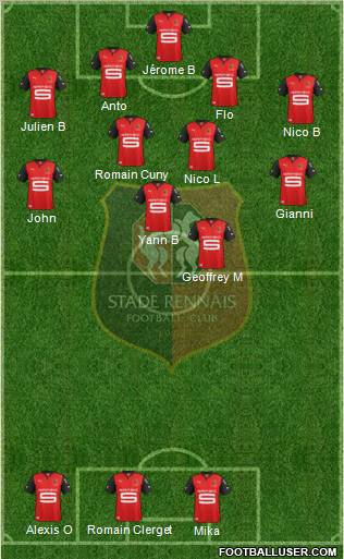 Stade Rennais Football Club Formation 2012