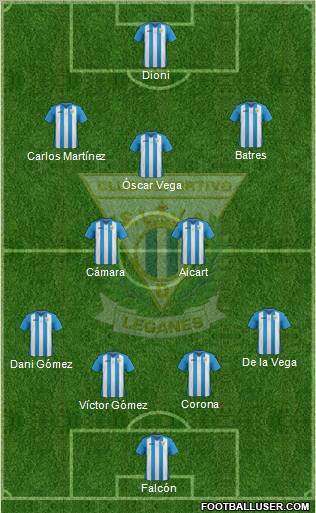 C.D. Leganés S.A.D. football formation