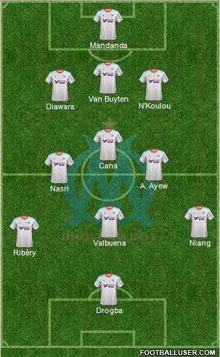 Olympique de Marseille Formation 2012