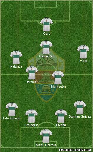 Elche C.F., S.A.D. Formation 2012