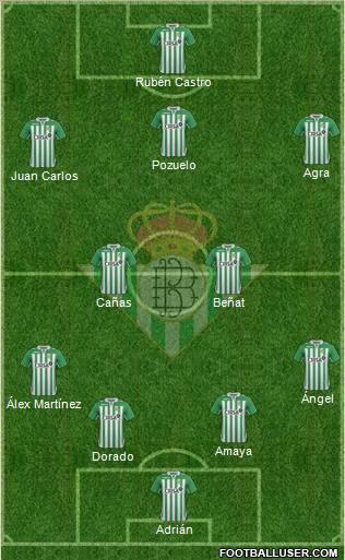 Real Betis B., S.A.D. Formation 2012