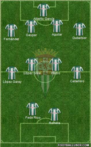 Córdoba C.F., S.A.D. Formation 2012